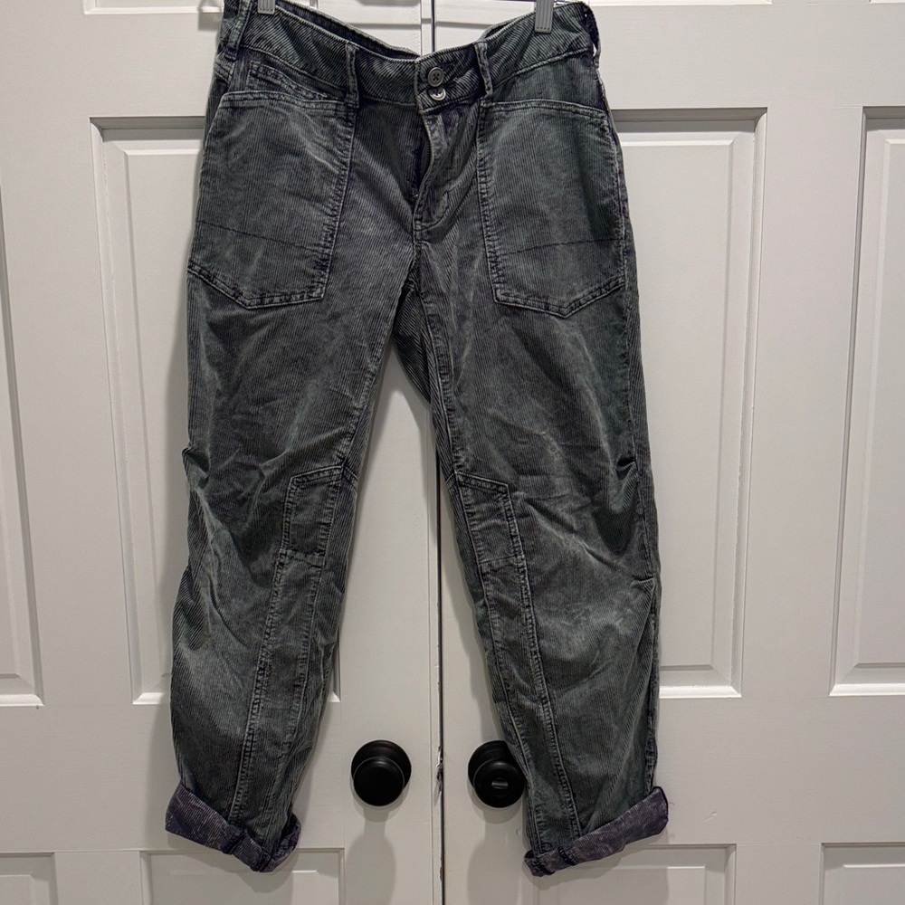 Pilcro Blue Corduroy Fabric